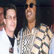 Arik with Stevie Wonder- click to enlarge