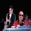 Arik with Stevie Wonder- click to enlarge